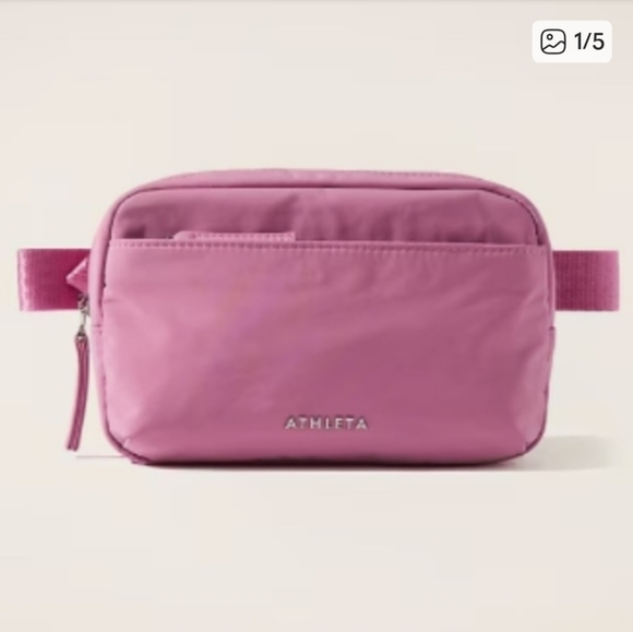 Athleta Handbags - #230. NWT Atheta All About Crossbody Belt Bag In Mimosa Pink Or Chia Pink